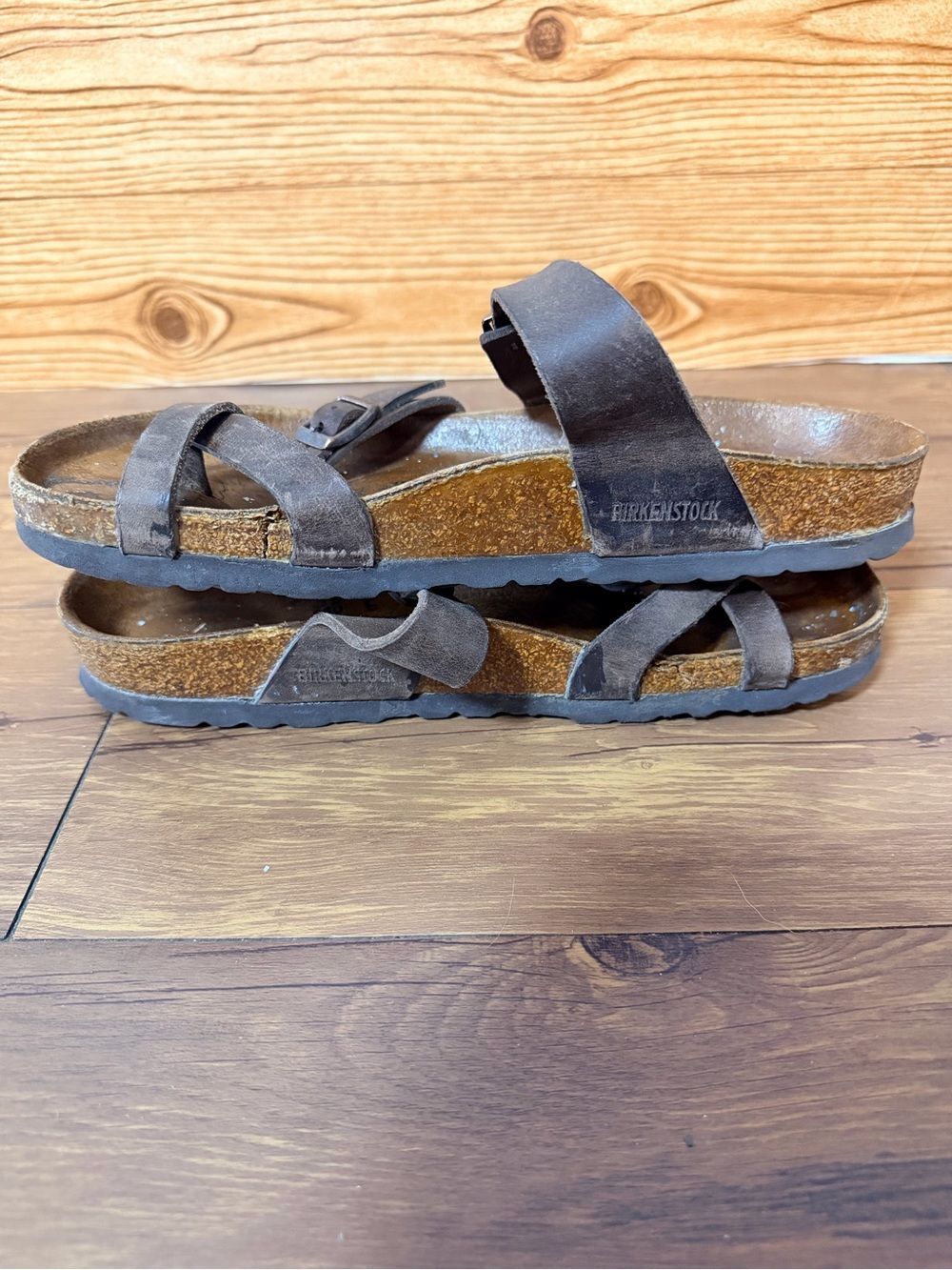 Birkenstock Women's Mayari Sandals Size 39 US 8.5 Brown Strappy Regular Width - Picture 9 of 9